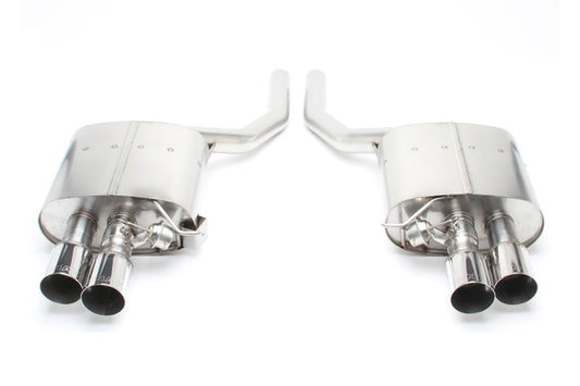 Dinan Free Flow Axle-Back Exhaust - 2011-2016 BMW 550i Stainless Steel - Polished Tips - F10