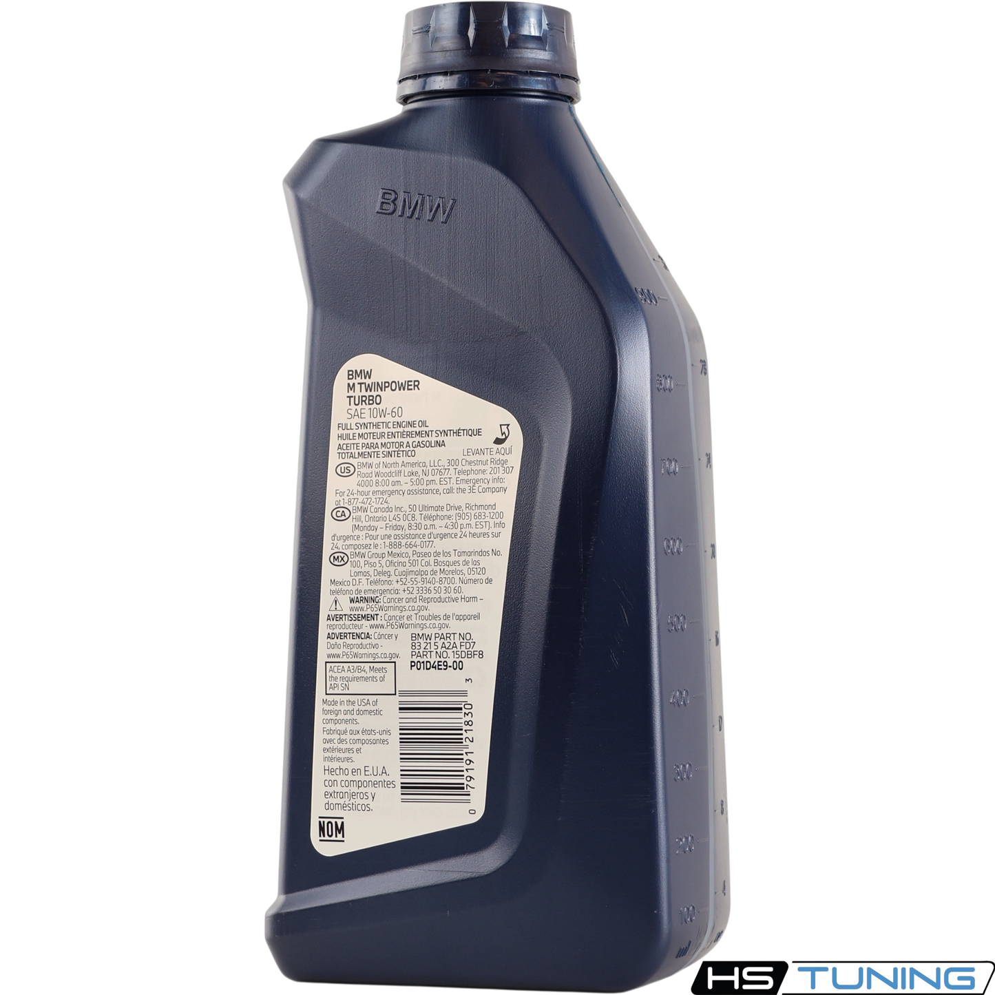 Genuine BMW | 10W-60 Engine Oil | 83-21-5-A2A-FD7