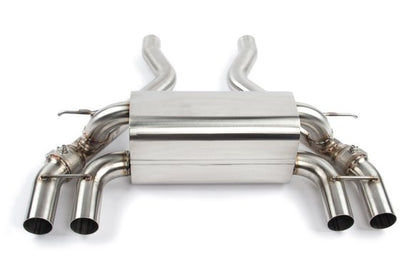 Dinan Free Flow Axle-Back Exhaust & X-Pipe - 2019-2021 BMW M2C Stainless Steel - Black Tips - F87