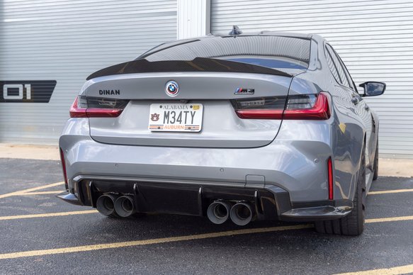 Dinan Rear Diffuser Surround - 2021-2025 BMW M3/M4 Carbon Fiber - G80/G82/G83