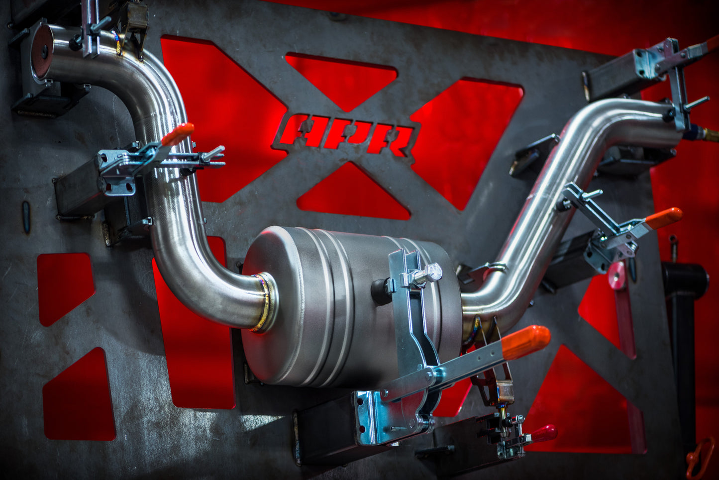 APR Catback Exhaust System (w/ Front Muffler) - GTI TRC (MK7.5)