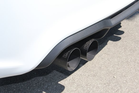 Dinan Free Flow Axle-Back Exhaust - 2016-2018 BMW M2 Stainless Steel - Black Tips - F87