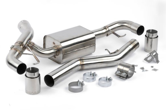 Dinan Valved Axle-Back Exhaust - 2019-2024 BMW 330i/430i Stainless Steel - Polished Tips - G20/G22