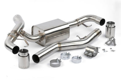 Dinan Valved Axle-Back Exhaust - 2019-2024 BMW 330i/430i Stainless Steel - Polished Tips - G20/G22