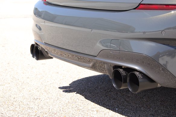 Dinan Free Flow Axle-Back Exhaust - 2020-2024 BMW M340i/M440i Stainless Steel - Polished Tips - G20 / G22 / G23 / G26