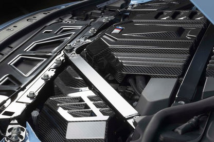 Dinan Gloss Carbon Fiber Engine Cover - 2021-2025 BMW M2/M3/M4 Gloss Carbon Fiber - G80/G82/G87