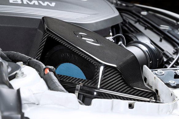 Dinan Semi-Open Intake - 2016-2021 BMW M240i/340i/440i Semi-Open - Carbon Fiber - F22/F23/F30/F32/F33/F34/F36