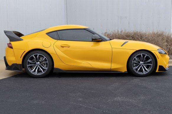Dinan High-Rise Rear Spoiler - 2020-2025 Toyota GR Supra Carbon Fiber - A90/A91