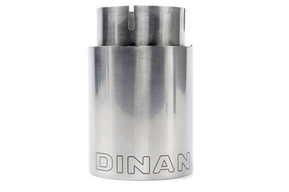Dinan Double-Walled 4" Clamp-On Exhaust Tip (Polished) Polished - 4" Outlet, 3.25" Inlet