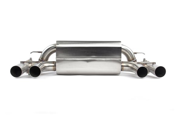 Dinan Free Flow Axle-Back Exhaust & X-Pipe - 2019-2021 BMW M2C Stainless Steel - Black Tips - F87