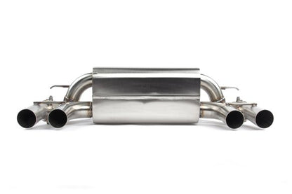 Dinan Free Flow Axle-Back Exhaust & X-Pipe - 2019-2021 BMW M2C Stainless Steel - Black Tips - F87