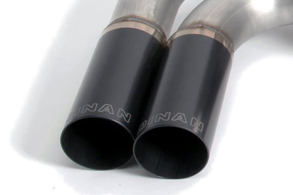 Dinan Free Flow Axle-Back Exhaust - 2012-2016 BMW 328i/428i Stainless Steel - Black Tips - F30/F31/F32/F33