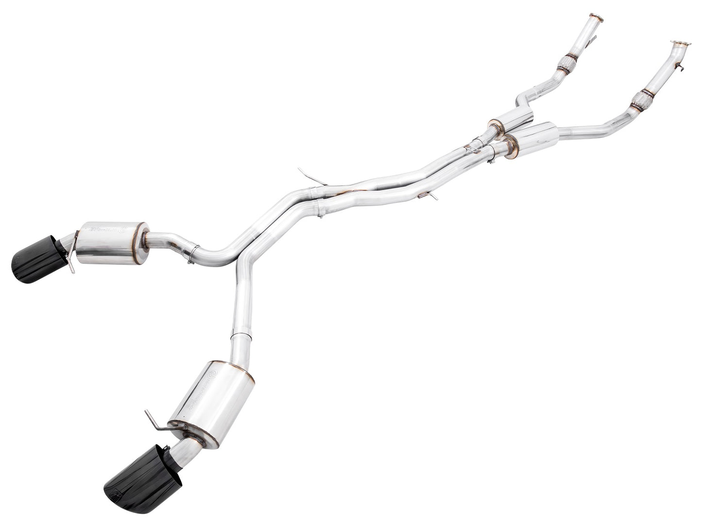 AWE Tuning Audi B9 RS 5 2.9L (Res.For Performance Cat) Touring Edition Exhaust w/ Diamond Black Tips