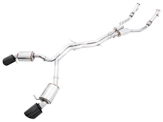 AWE Tuning Audi B9 RS 5 2.9L (Res.For Performance Cat) Touring Edition Exhaust w/ Diamond Black Tips