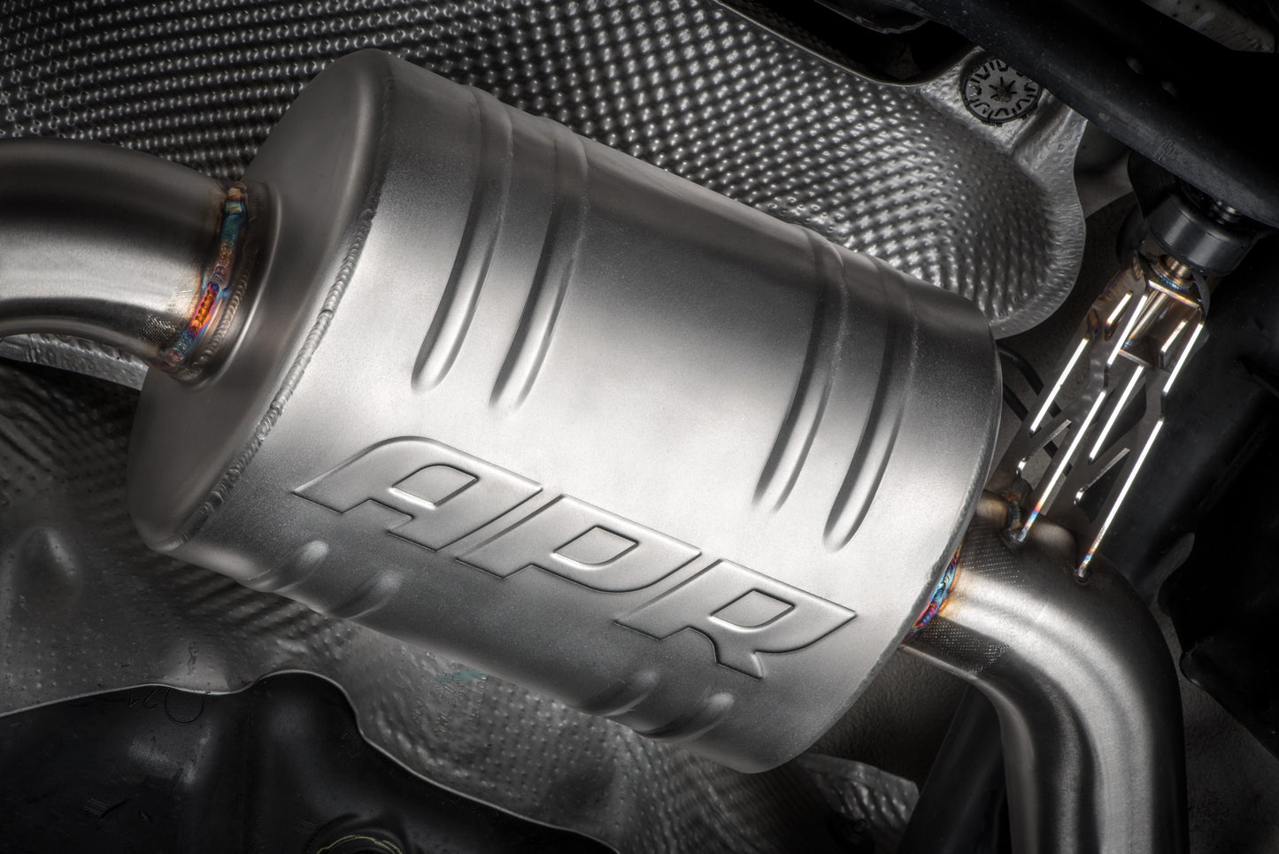 APR Catback Exhaust System (w/ Front Muffler) - GTI TRC (MK7.5)