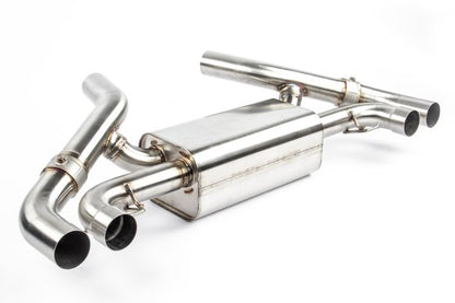 Dinan Free Flow Axle-Back Exhaust - 2020-2024 BMW M340i/M440i Stainless Steel - Black Tips - G20 / G22 / G23 / G26