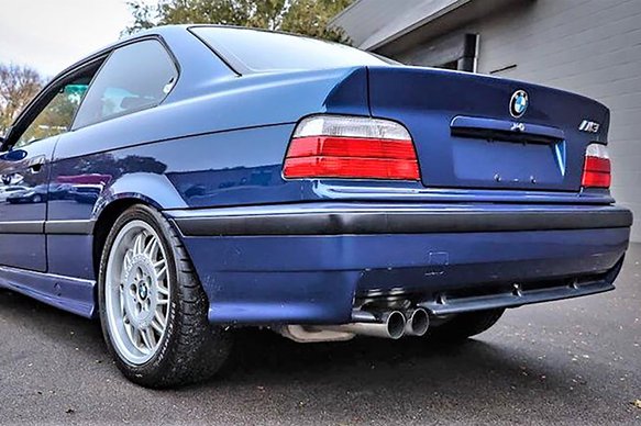 Dinan Free Flow Axle-Back Exhaust - 1992-1999 BMW 3-Series Stainless Steel - Polished Tips - E36