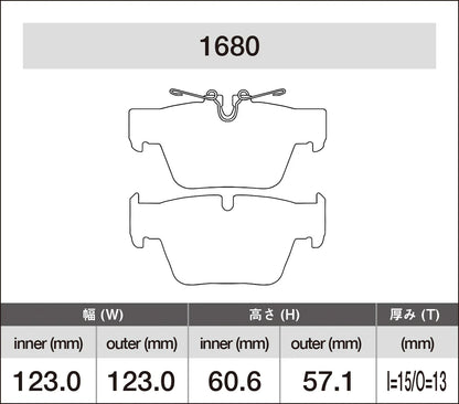 iSWEEP Brake Pads | Rear • F54/F60 JCW LCI
