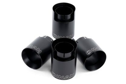 Dinan Valved Axle-Back Exhaust - 2020-2025 BMW X5M/X6M Stainless Steel - Black Tips - F95/F96