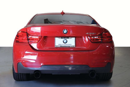 Dinan Free Flow Axle-Back Exhaust - 2012-2016 BMW 335i/435i Stainless Steel - Black Tips - F30/F32