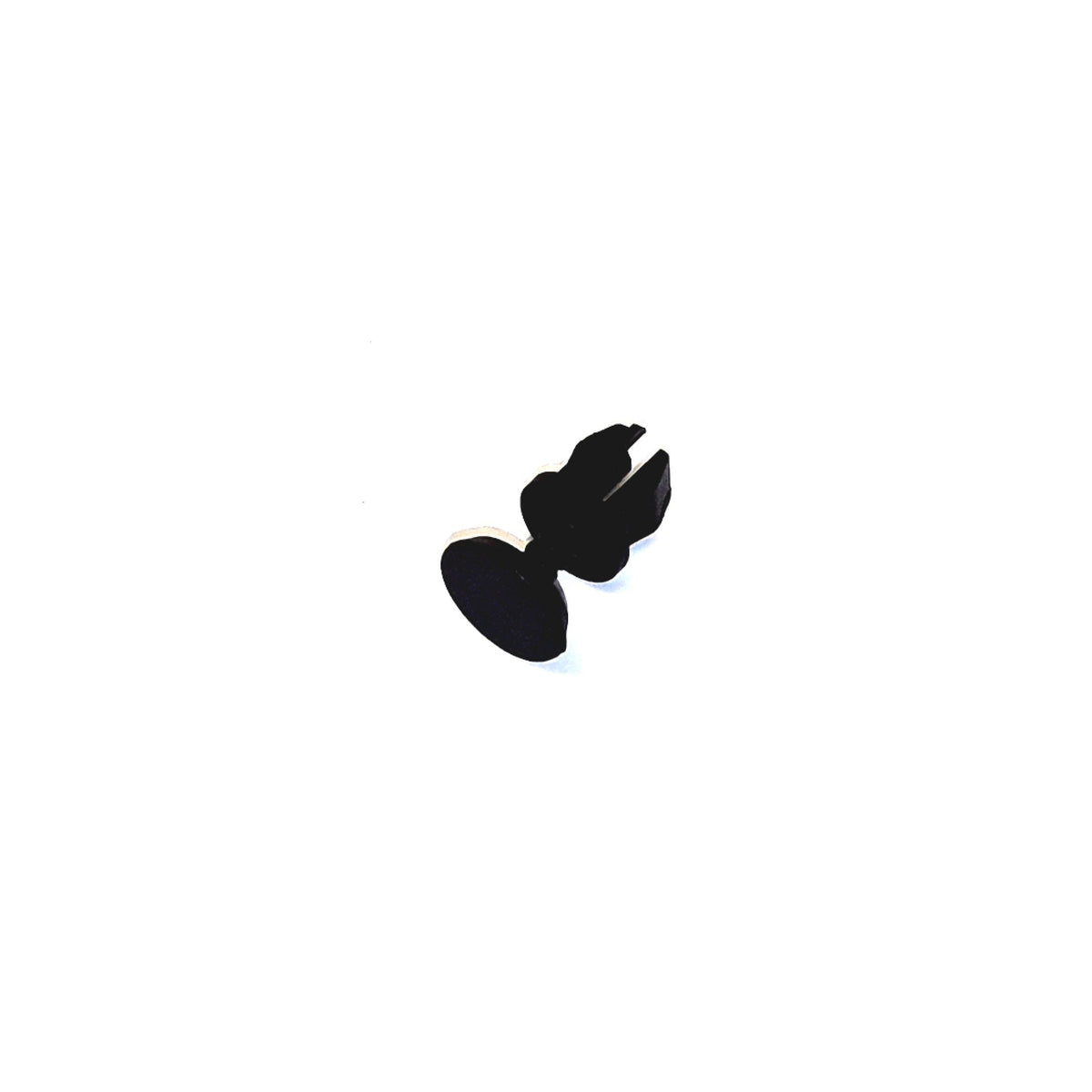1C0-867-207 Genuine VW/Audi black interior kick panel trim retaining clip, product reference, repeated original archive photo 3