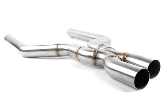 Dinan High Flow Middle Exhaust - 2020-2023 BMW X5M/X6M Stainless Steel - 3.25" - F95/F96