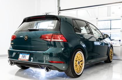 AWE Tuning Volkswagen GTI MK7.5 2.0T Track Edition Exhaust w/Chrome Silver Tips 102mm