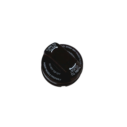 1J0-201-553-A Genuine VW/Audi fuel filler cap with printed closing instructions, part identification, original product photo 1