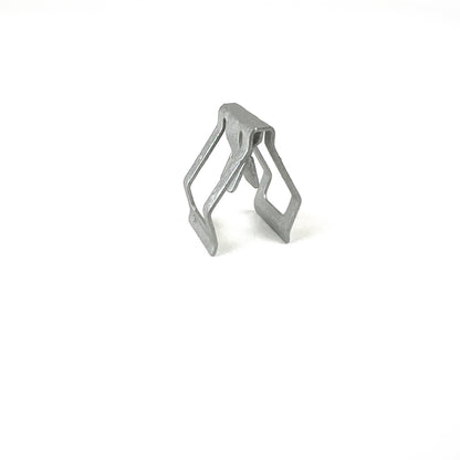 1J0-858-137-B Genuine VW/Audi trim retaining clip, formed metal clip and engagement features, repeated original gallery photo 7