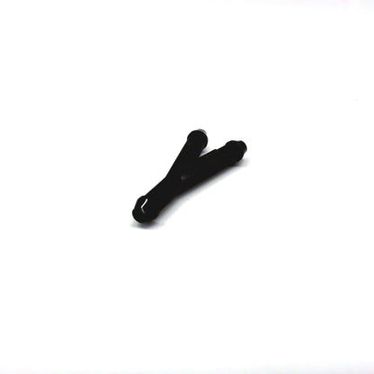 1J0-955-873-D Genuine VW/Audi black three-branch windshield washer hose Y-connector, part identification, original product photo 1