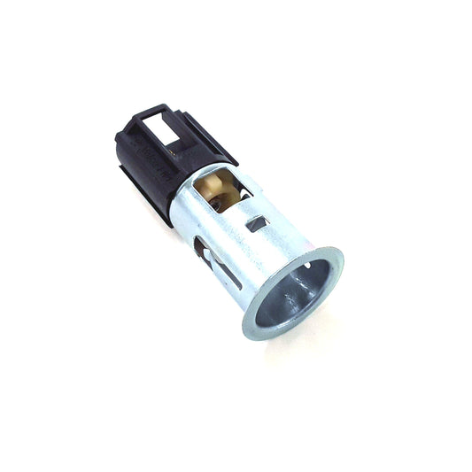 1K0-919-309 Genuine VW/Audi 12V accessory outlet socket with black connector base, part identification, original product photo 1