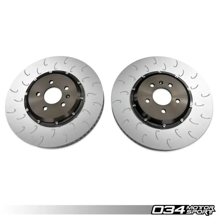 2-Piece Floating Front Brake Rotor Upgrade Kit for Audi B9/B9.5 RS5 & 4M/4M.5 Q7/Q8