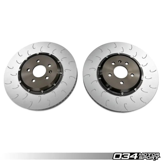 2-Piece Floating Front Brake Rotor Upgrade Kit for Audi B9/B9.5 RS5 & 4M/4M.5 Q7/Q8