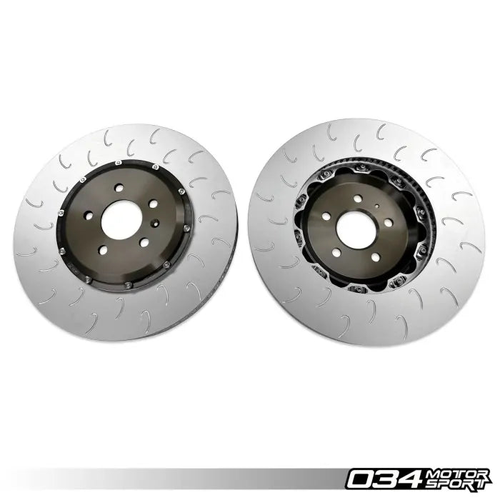 2-Piece Floating Front Brake Rotor Upgrade Kit for Audi B9/B9.5 RS5 & 4M/4M.5 Q7/Q8