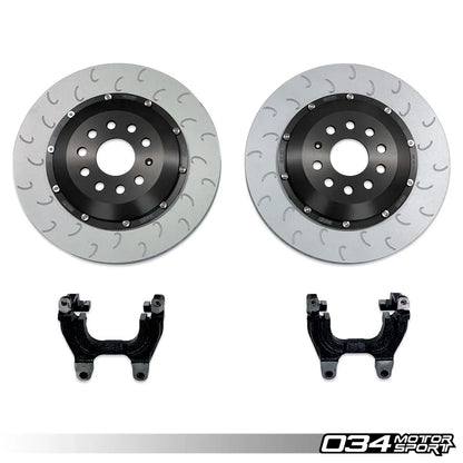 2-Piece Floating Rear Brake Rotor 350mm Upgrade for MQB VW & Audi