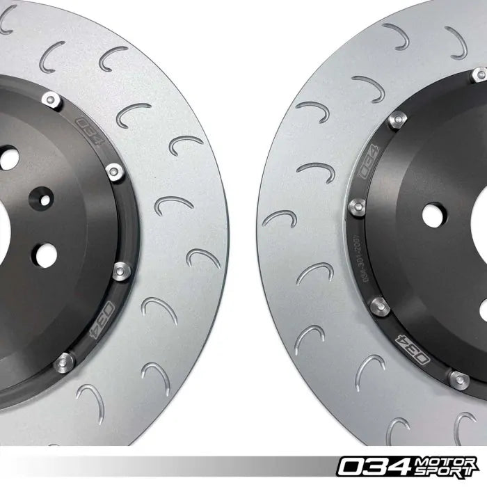2-Piece Floating Rear Brake Rotor Upgrade Kit for Audi B8/B8.5 S4/S5 & Q5/SQ5