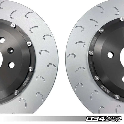 2-Piece Floating Rear Brake Rotor Upgrade Kit for Audi B8/B8.5 S4/S5 & Q5/SQ5