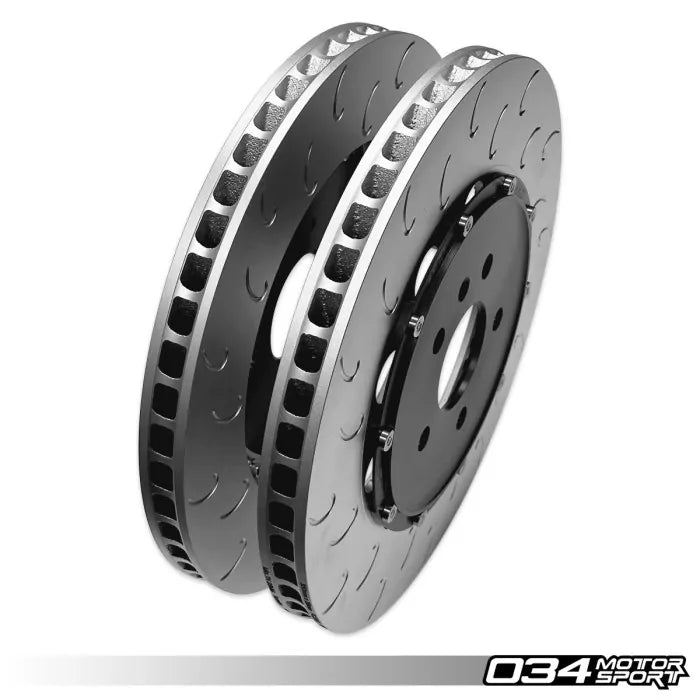 2-Piece Floating Rear Brake Rotor Upgrade Kit for Audi C8 S6/S7, D5 A8/S8, & 4M/4M.5 Q7/SQ7/Q8/SQ8