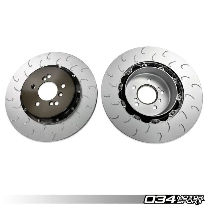 2-Piece Floating Rear Brake Rotor Upgrade Kit for F8x M2/M3/M4