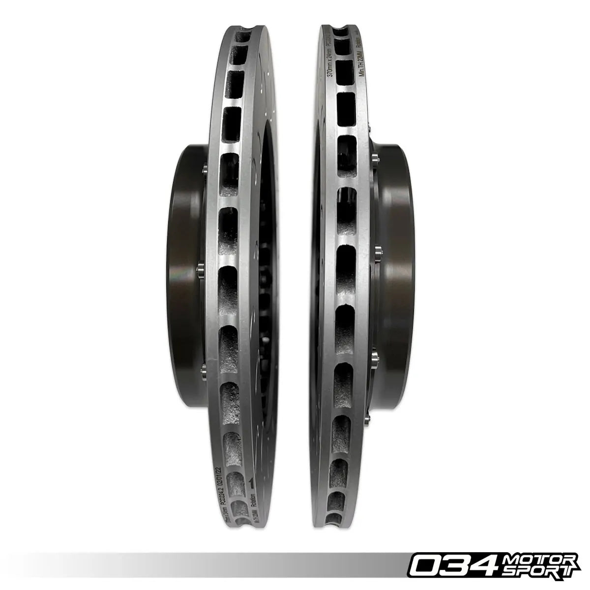 2-Piece 380mm Floating Front Brake Rotor Upgrade for BMW F8x M2/M3/M4