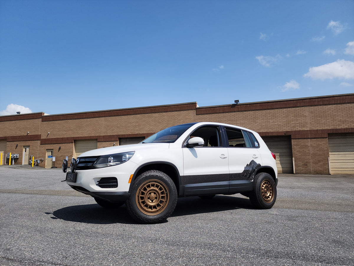 B2BFAB VW Tiguan Mk1 Camber Correcting Lift Kit