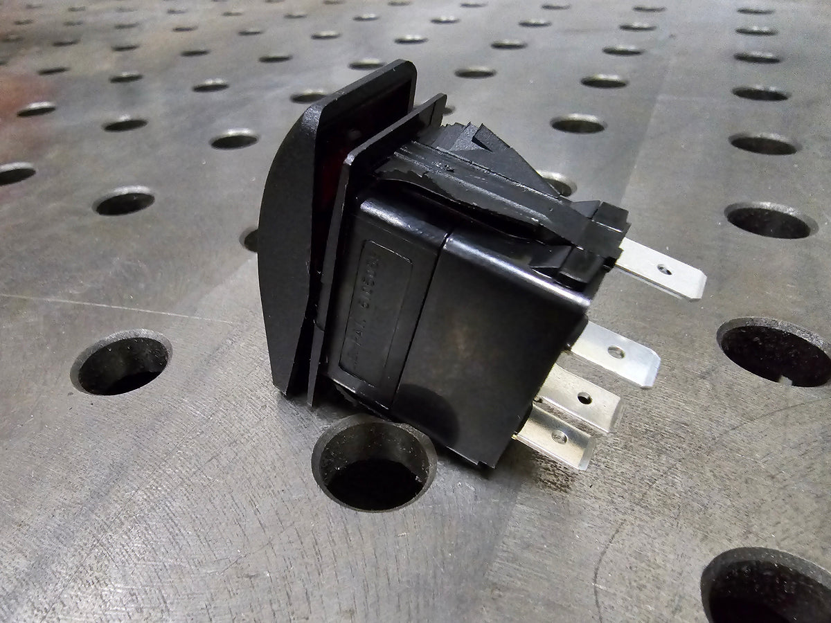 B2BFAB LED 3-Position (ON-OFF-ON) SPDT Rocker Switch