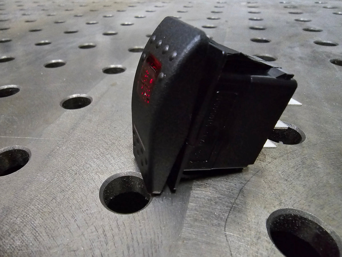 B2BFAB LED 3-Position (ON-OFF-ON) SPDT Rocker Switch