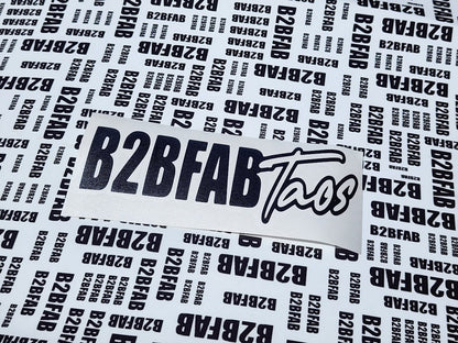 B2BFAB Taos Splash Style Die-cut Vinyl