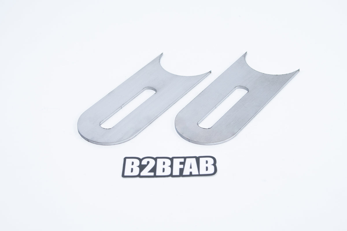 B2BFAB Weld On Dual Exhaust Spacing Tabs