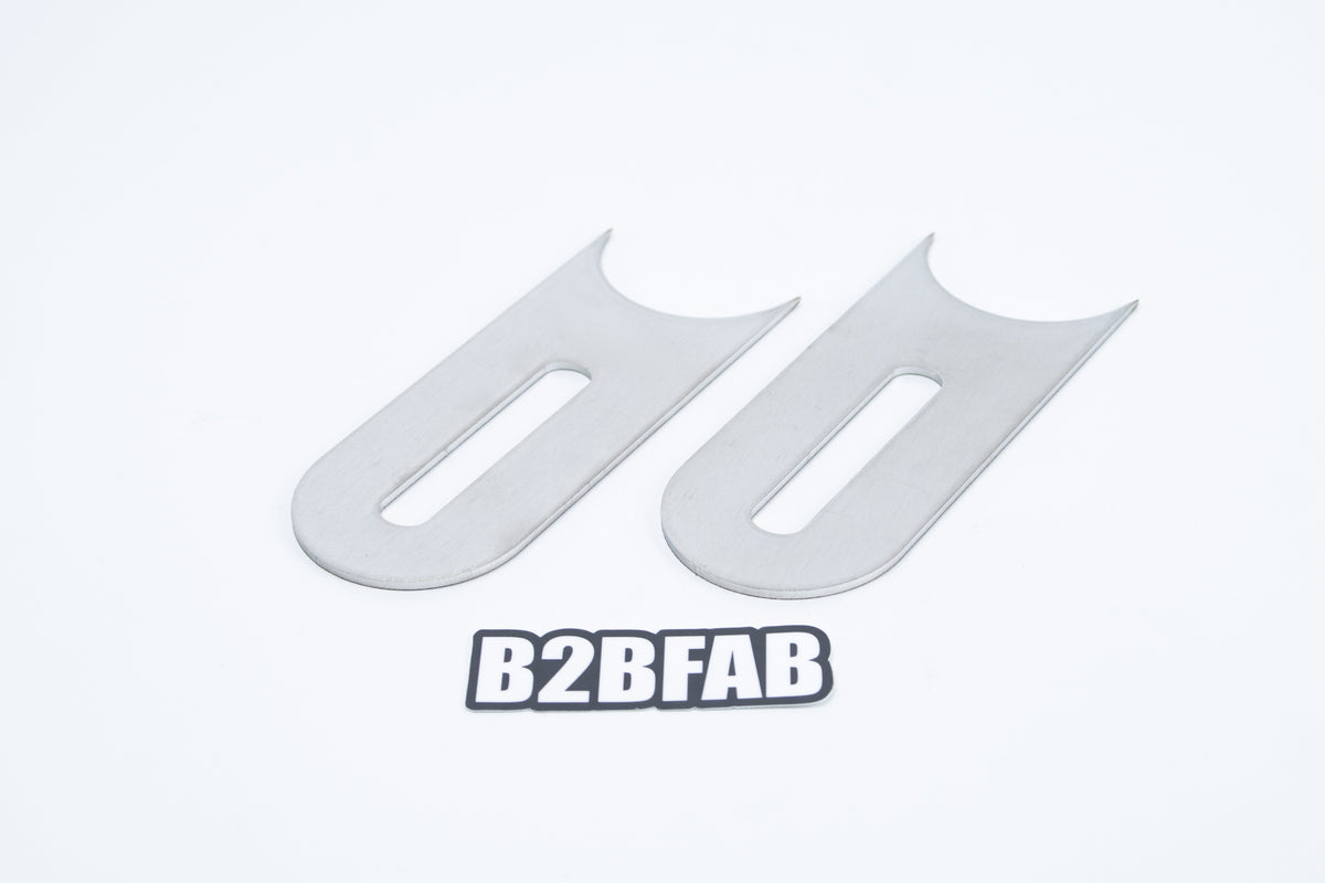 B2BFAB Weld On Dual Exhaust Spacing Tabs