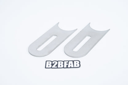 B2BFAB Weld On Dual Exhaust Spacing Tabs