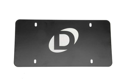 Dinan Marque Plate - Black Stainless Steel - Offset Logo