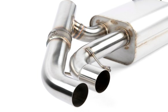 Dinan Valved Axle-Back Exhaust - 2022-2025 BMW M240i Stainless Steel - Black Tips - G42