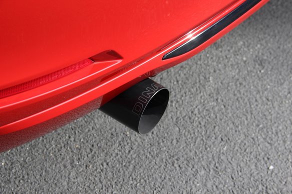 Dinan Free Flow Axle-Back Exhaust - 2014-2016 BMW 435i Stainless Steel - Polished Tips - F33/F36